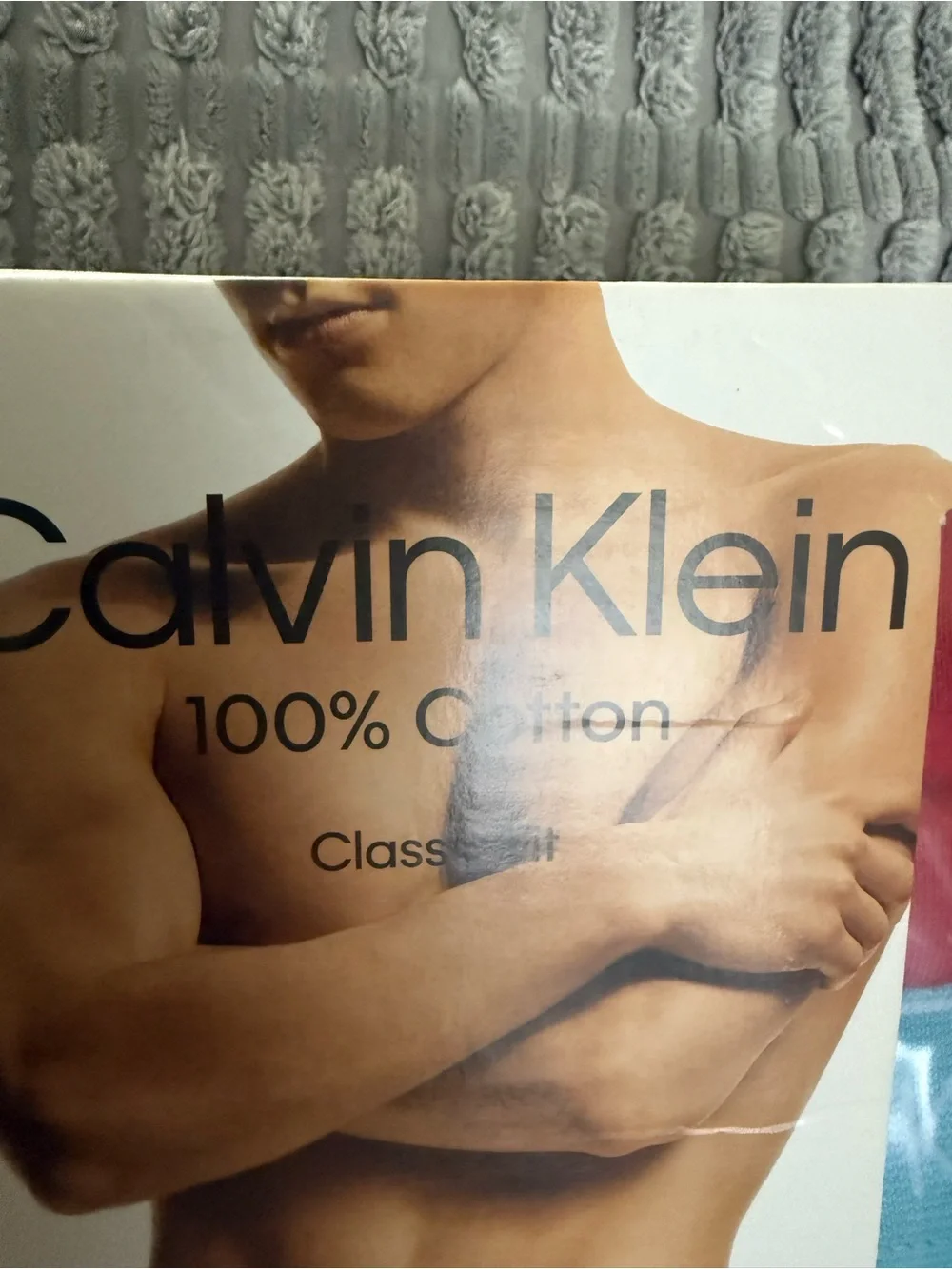 Calvin Klein 3-Pack Cotton Boxer Briefs — Red, Light Blue, Black